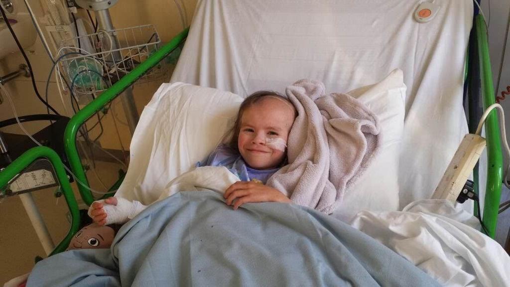 Karis, our brave girl